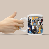 Man City Dream Team Legends 3D Doodle Art - 11oz Ceramic Mug